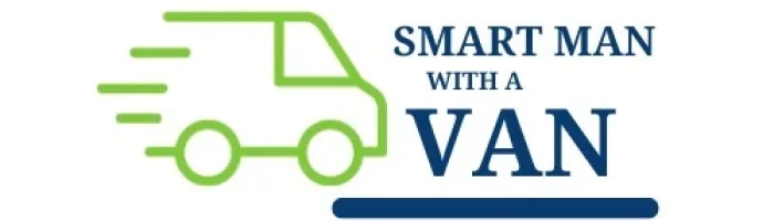smart man with a van logo